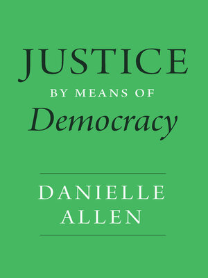 cover image of Justice by Means of Democracy